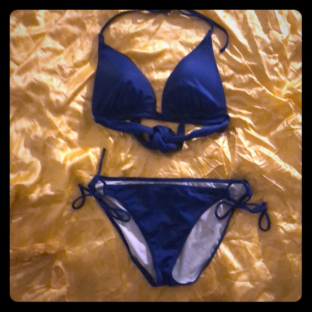 Royal blue Victoria Secret bikini never worn